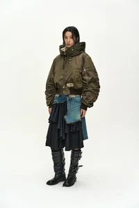 UNISEX FLARE COLLAR MA-1 PARKA thumb 2