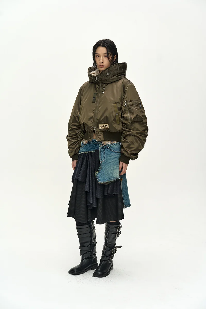UNISEX FLARE COLLAR MA-1 PARKA 2