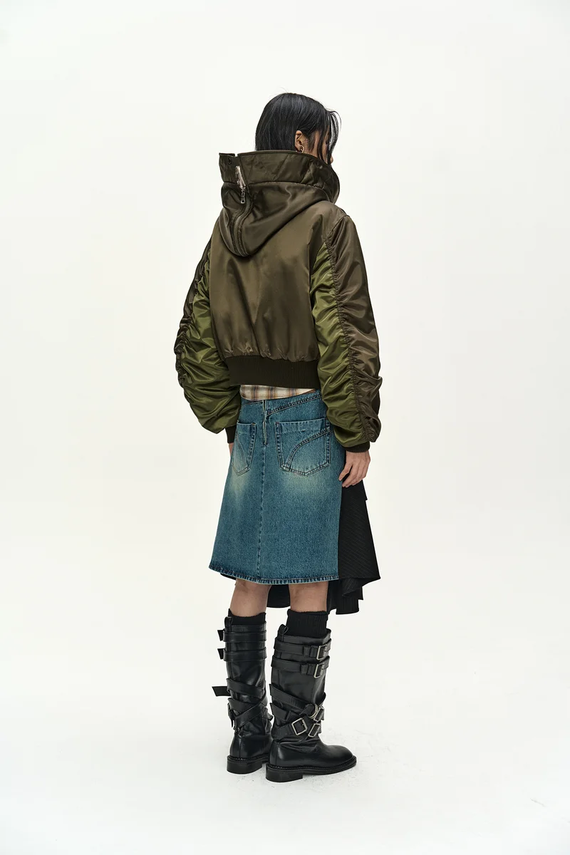 UNISEX FLARE COLLAR MA-1 PARKA 3