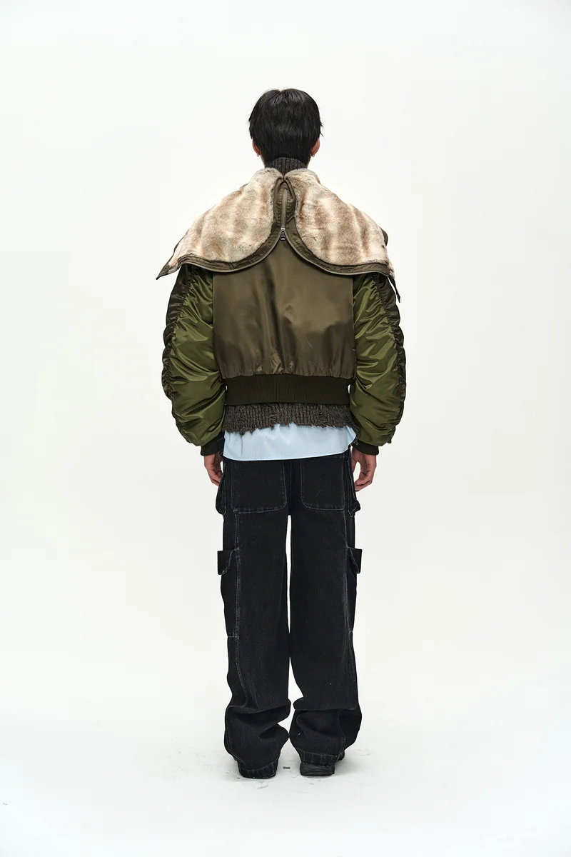UNISEX FLARE COLLAR MA-1 PARKA 4
