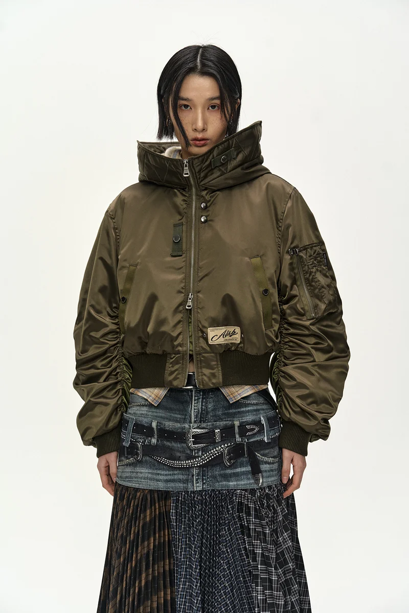UNISEX FLARE COLLAR MA-1 PARKA 5