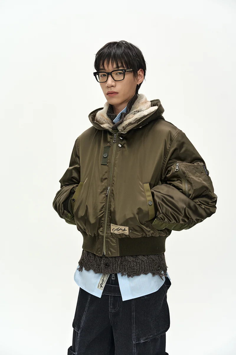 UNISEX FLARE COLLAR MA-1 PARKA 6