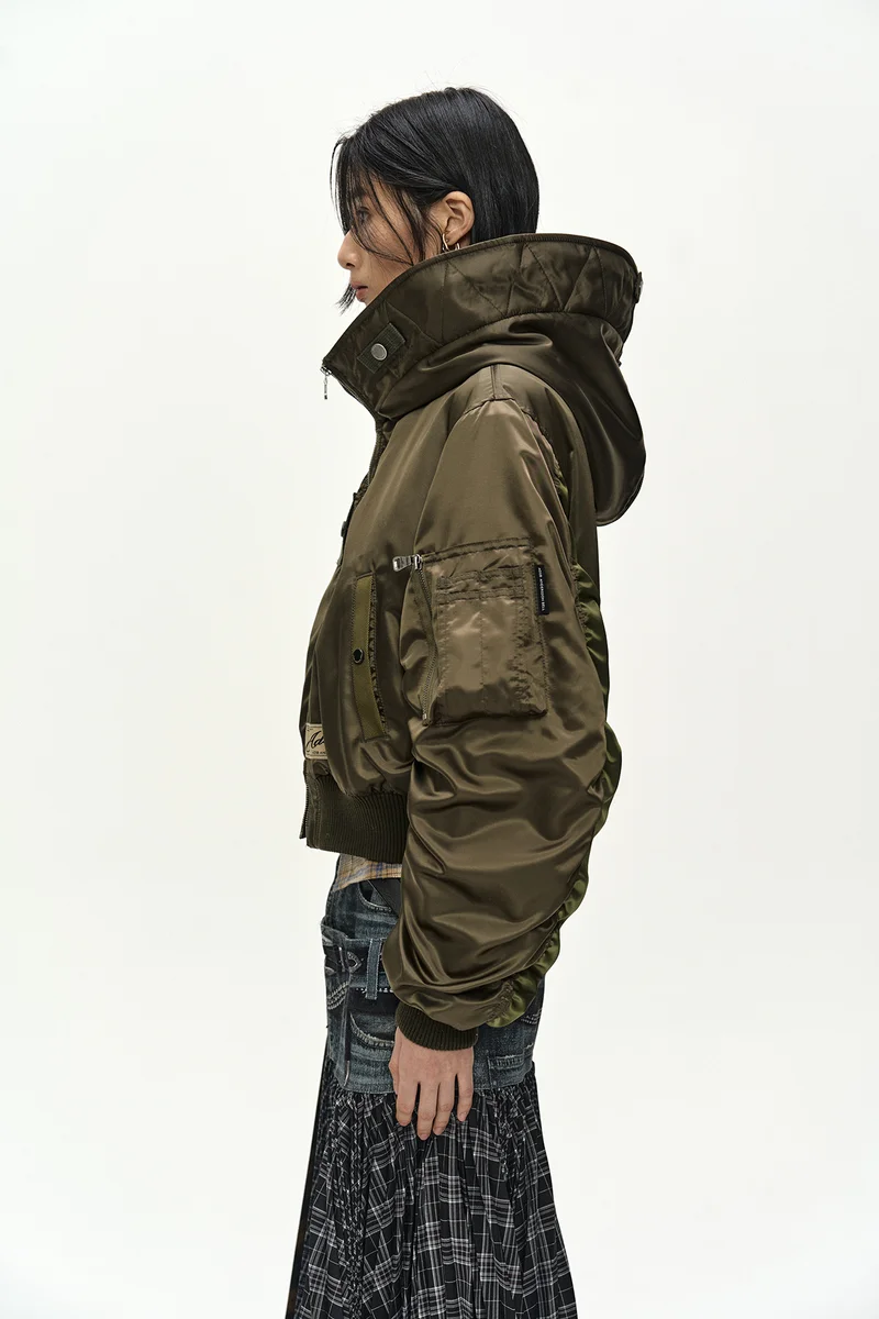 UNISEX FLARE COLLAR MA-1 PARKA 7