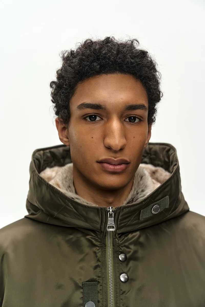 UNISEX FLARE COLLAR MA-1 PARKA 8