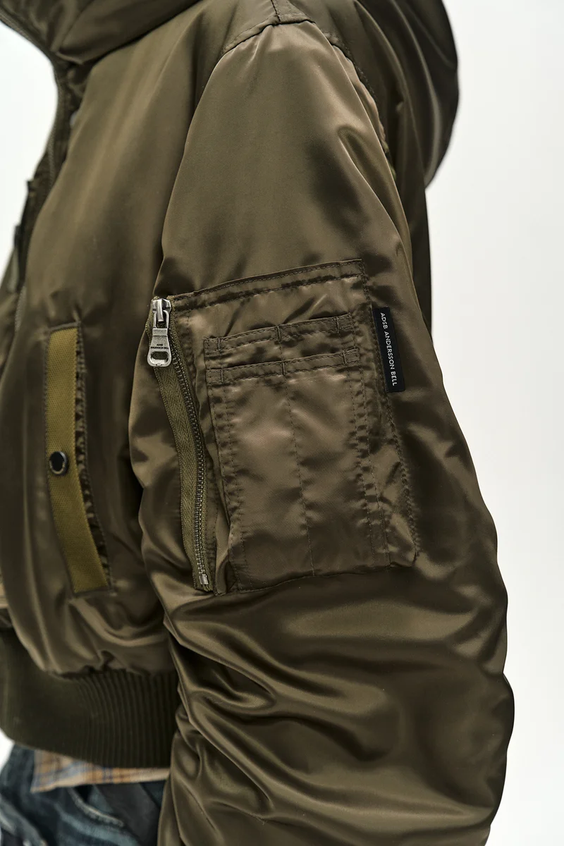 UNISEX FLARE COLLAR MA-1 PARKA 11