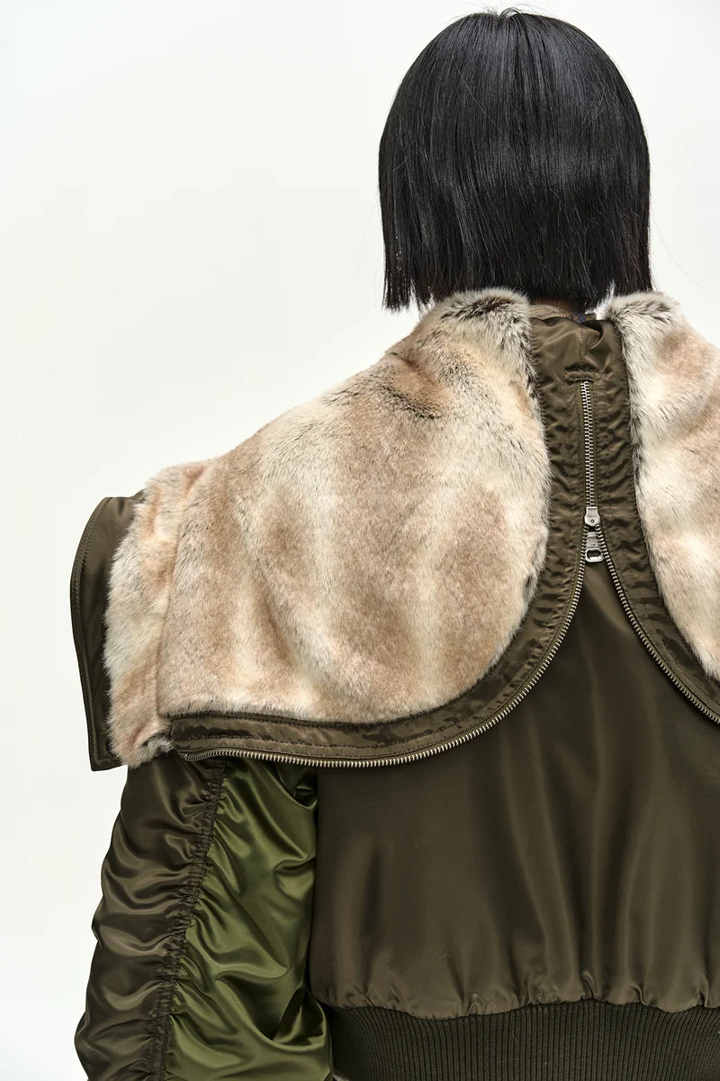 UNISEX FLARE COLLAR MA-1 PARKA 13