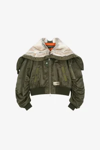 UNISEX FLARE COLLAR MA-1 PARKA thumb 16
