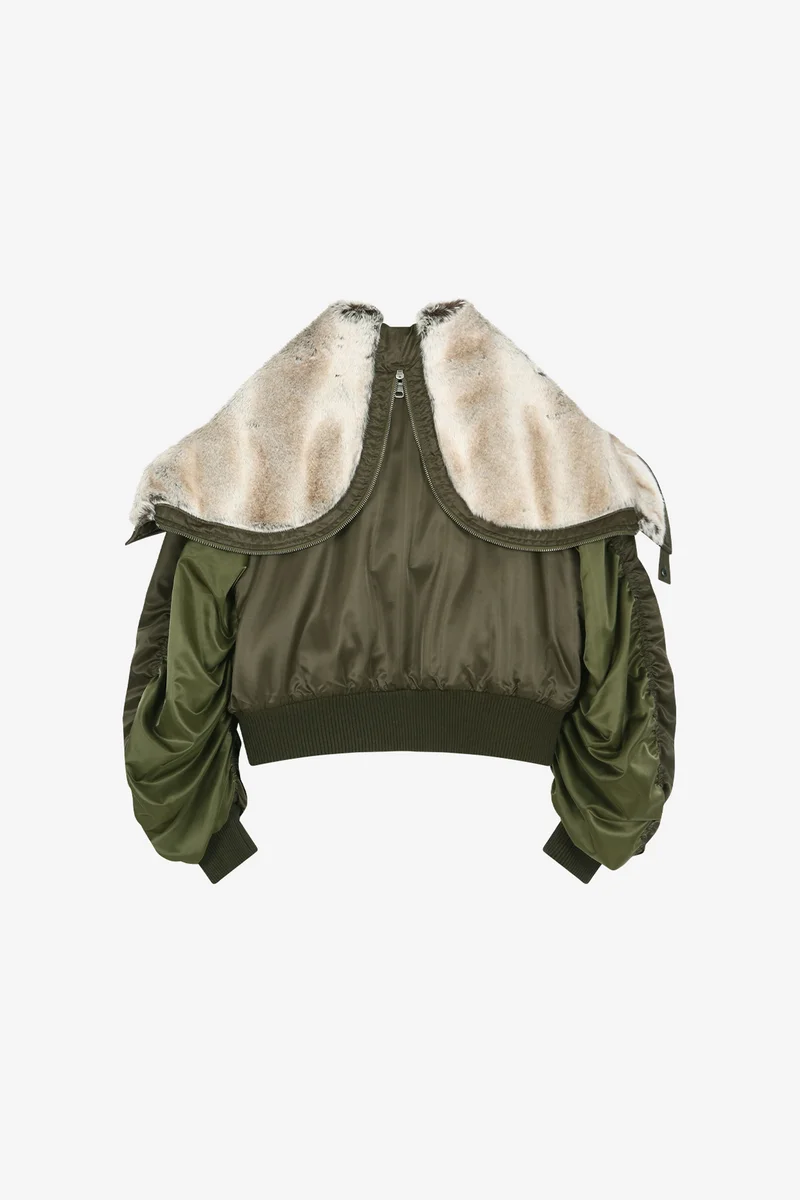 UNISEX FLARE COLLAR MA-1 PARKA 17