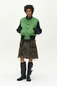 LAWN HAIRY WOOL VARSITY JACKET thumb 2