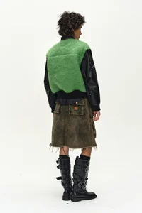 LAWN HAIRY WOOL VARSITY JACKET thumb 3