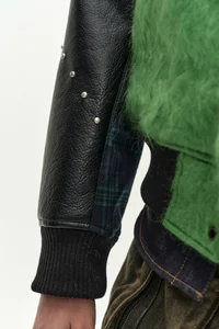 LAWN HAIRY WOOL VARSITY JACKET thumb 6