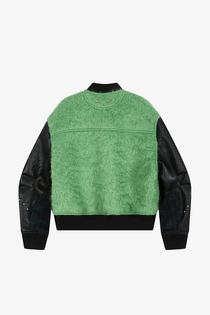 LAWN HAIRY WOOL VARSITY JACKET 10