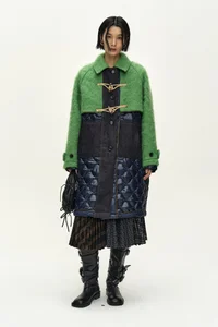 LAWN HAIRY WOOL QUILTED DUFFLE COAT thumb 5