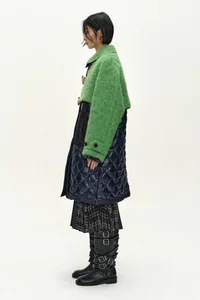 LAWN HAIRY WOOL QUILTED DUFFLE COAT thumb 7
