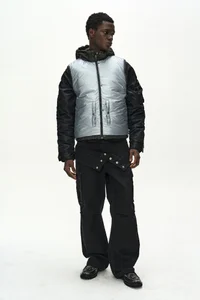 PADDED REVERSIBLE HOODIE VEST thumb 3