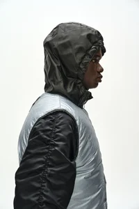 PADDED REVERSIBLE HOODIE VEST thumb 6