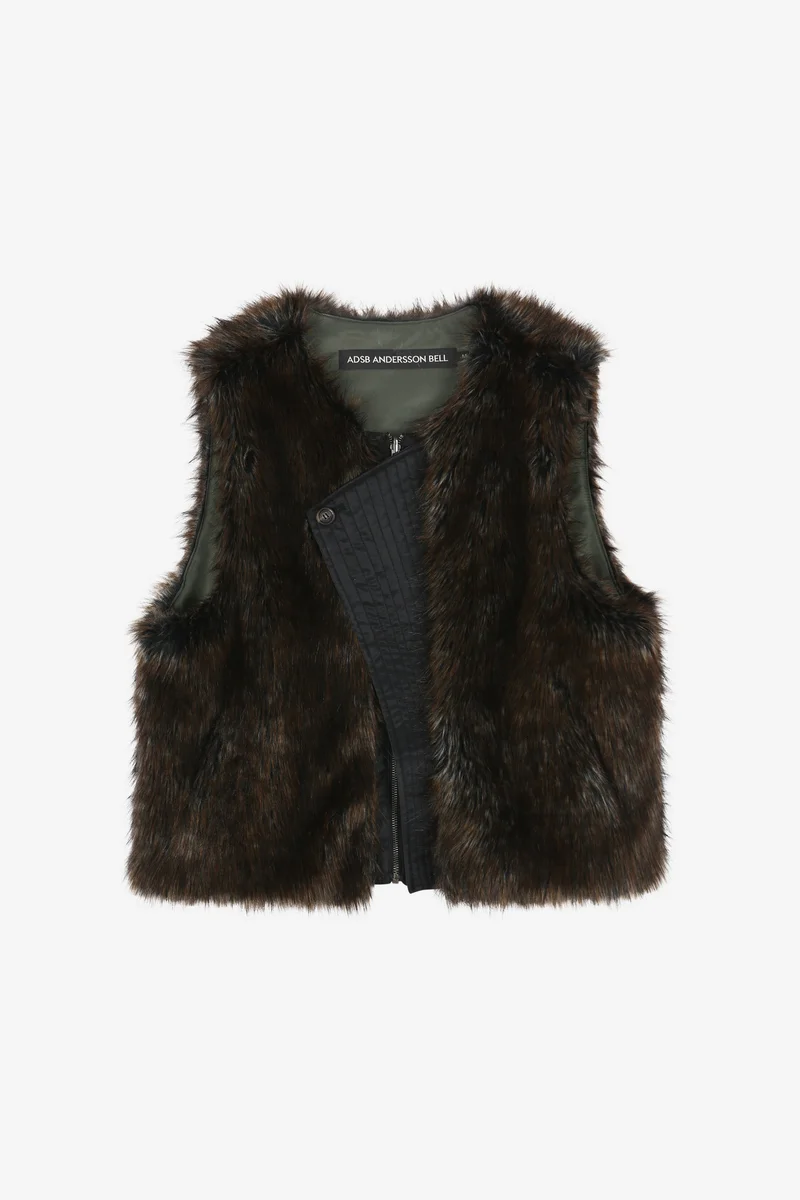 UNISEX CURVED PLACKET REVERSIBLE VEST 11
