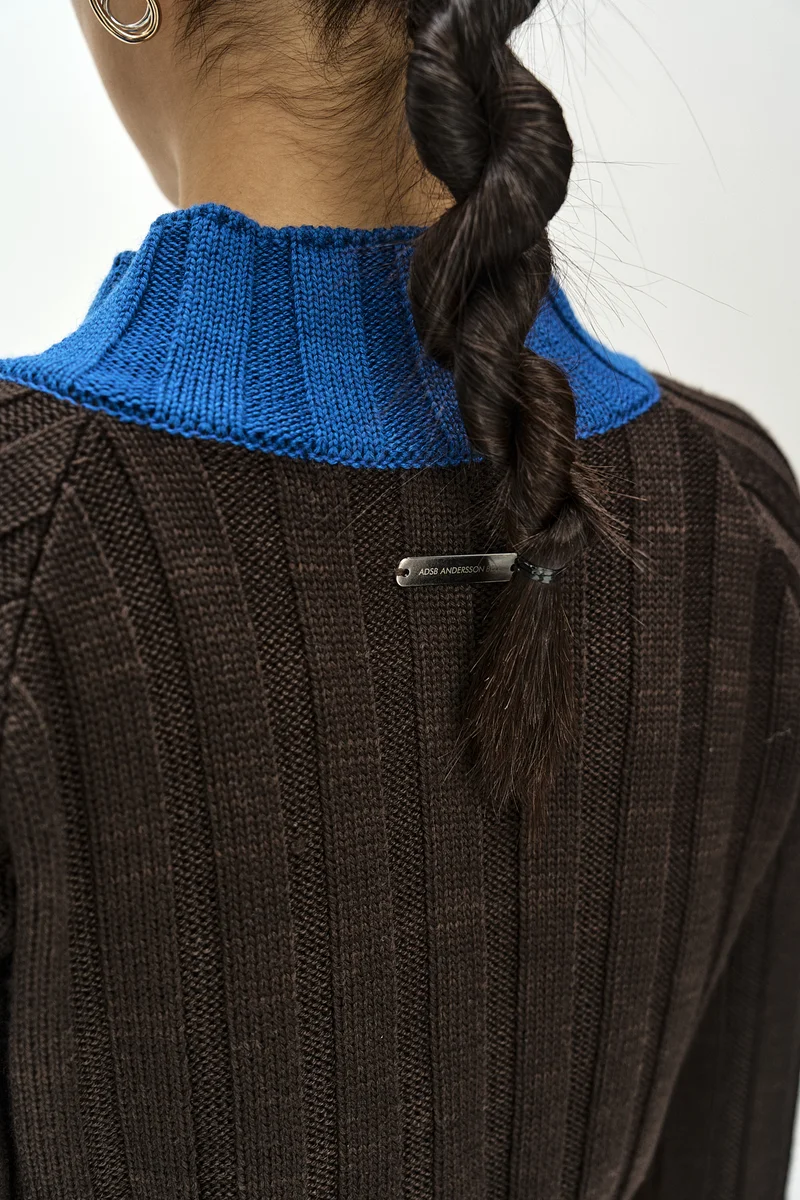 STUDDED WIDE RIB CROP ZIP-UP 7