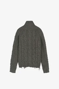FISHERMAN CABLE ZIP-UP SWEATER thumb 11