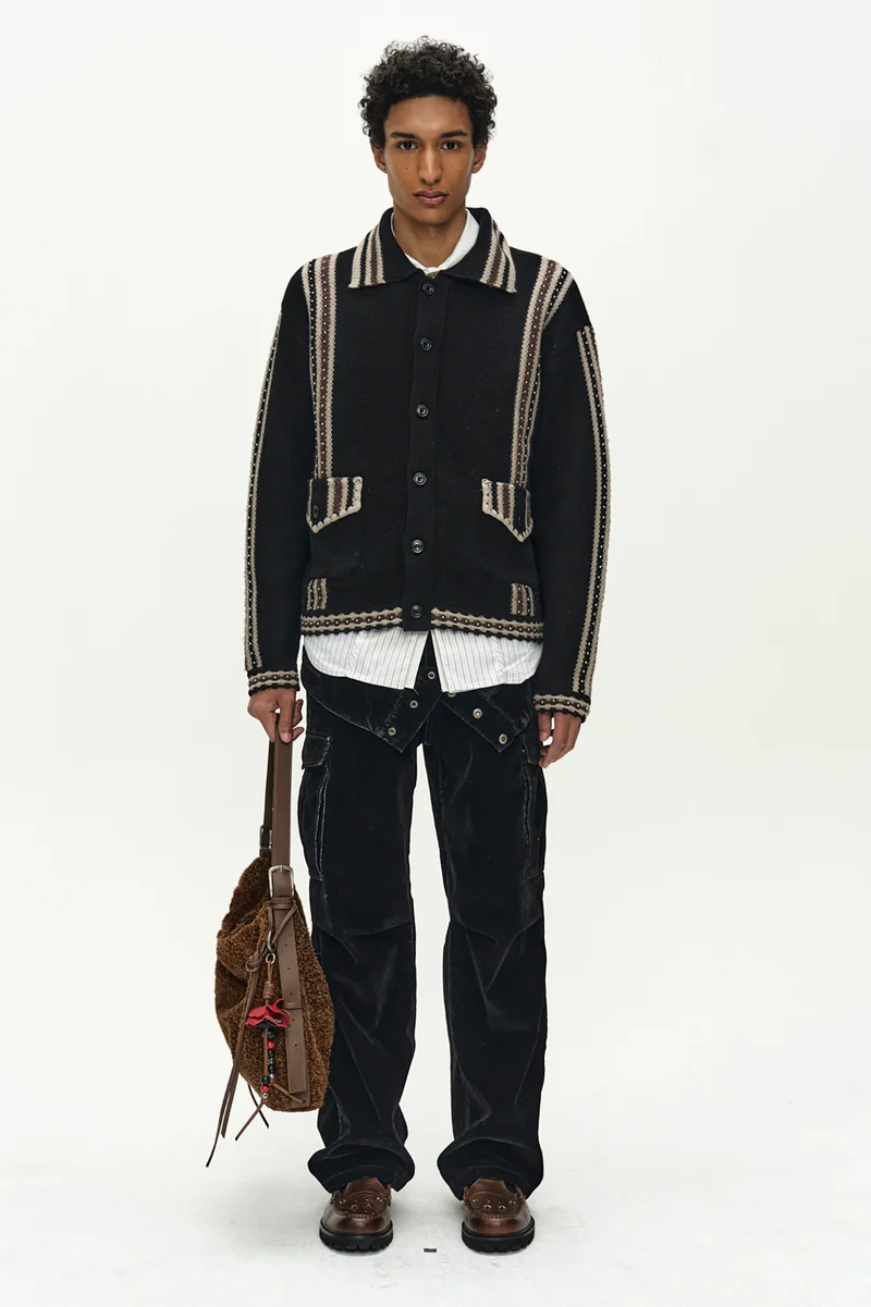 FANTASIA 26 HEAVY WOOL CARDIGAN 4