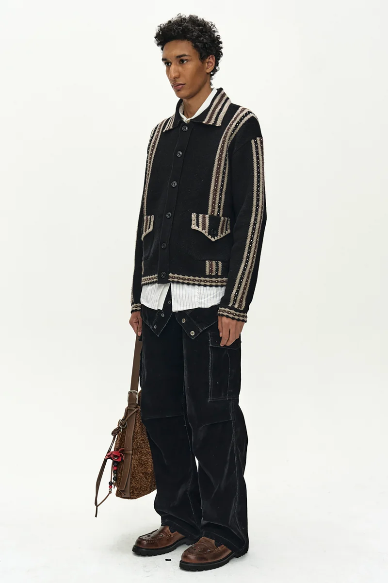 FANTASIA 26 HEAVY WOOL CARDIGAN 5