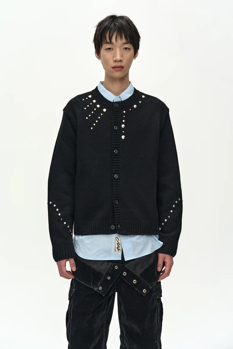 ROGHEN STUDDED CARDIGAN 1