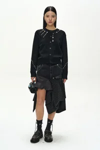 ROGHEN STUDDED CARDIGAN thumb 3