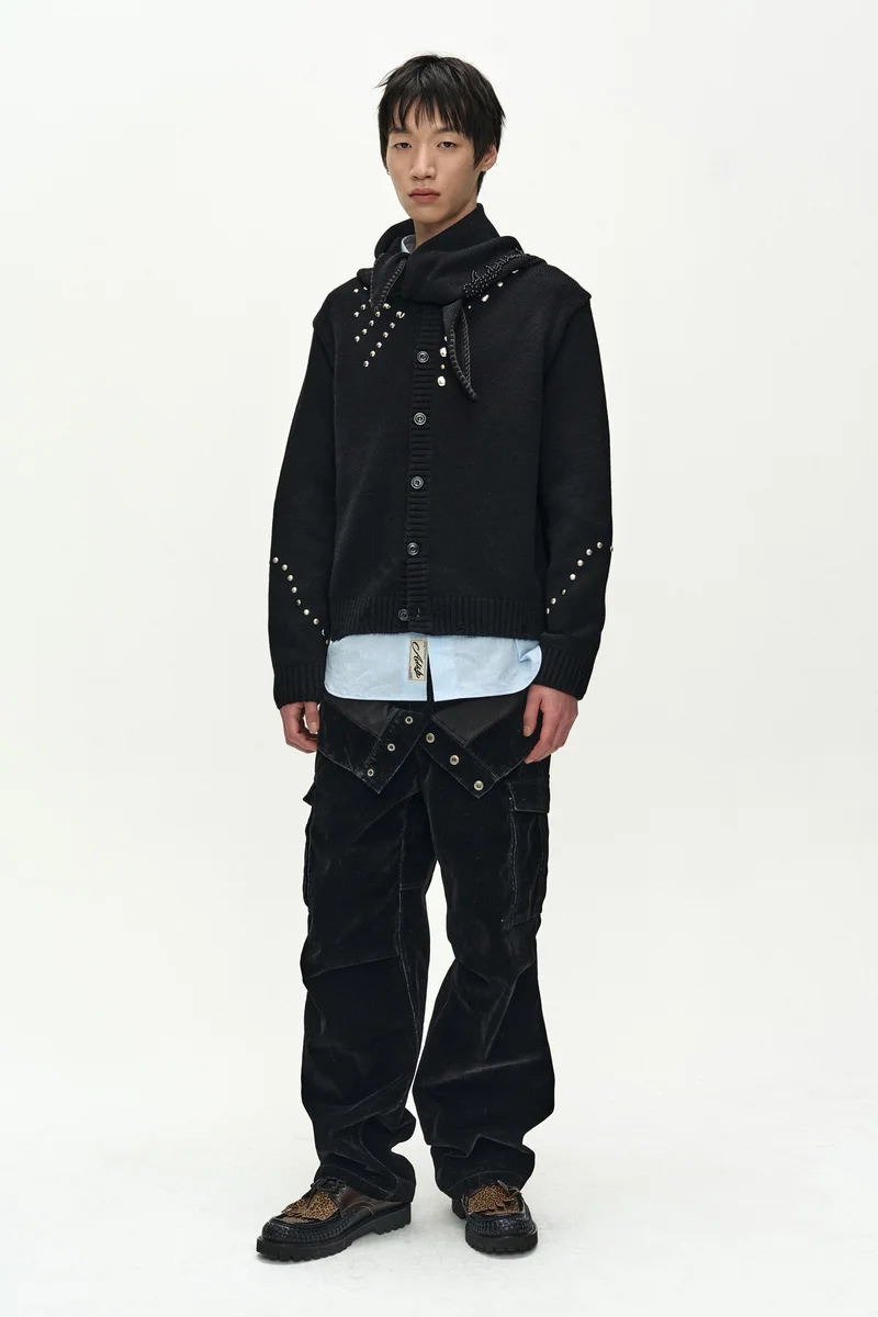 ROGHEN STUDDED CARDIGAN 4