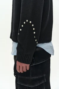ROGHEN STUDDED CARDIGAN thumb 8