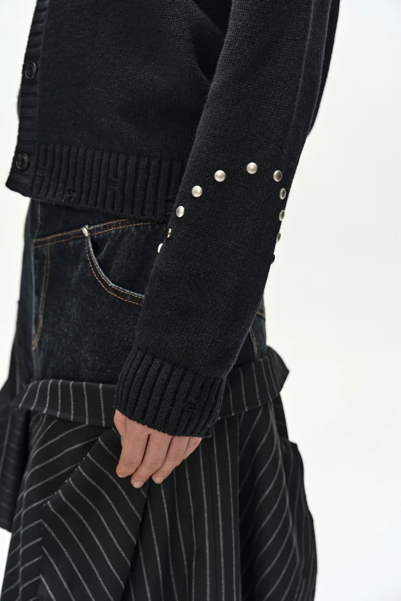 ROGHEN STUDDED CARDIGAN 10