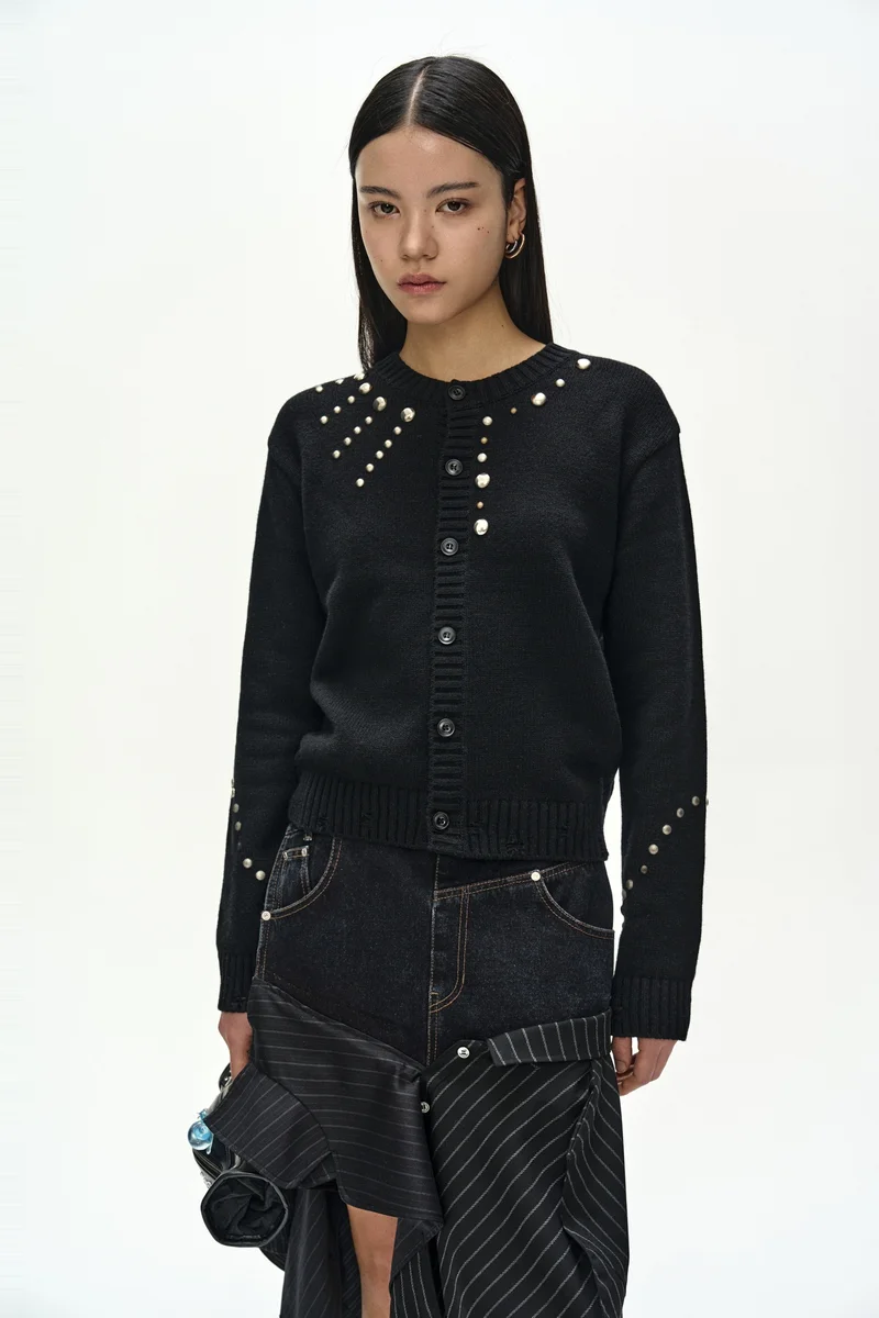 ROGHEN STUDDED CARDIGAN 12