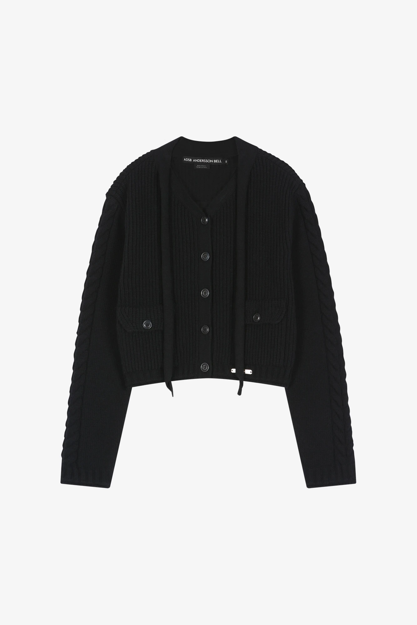SCARF TIE KNIT CARDIGAN-ANDERSSON BELL-33000 | WORKSOUT