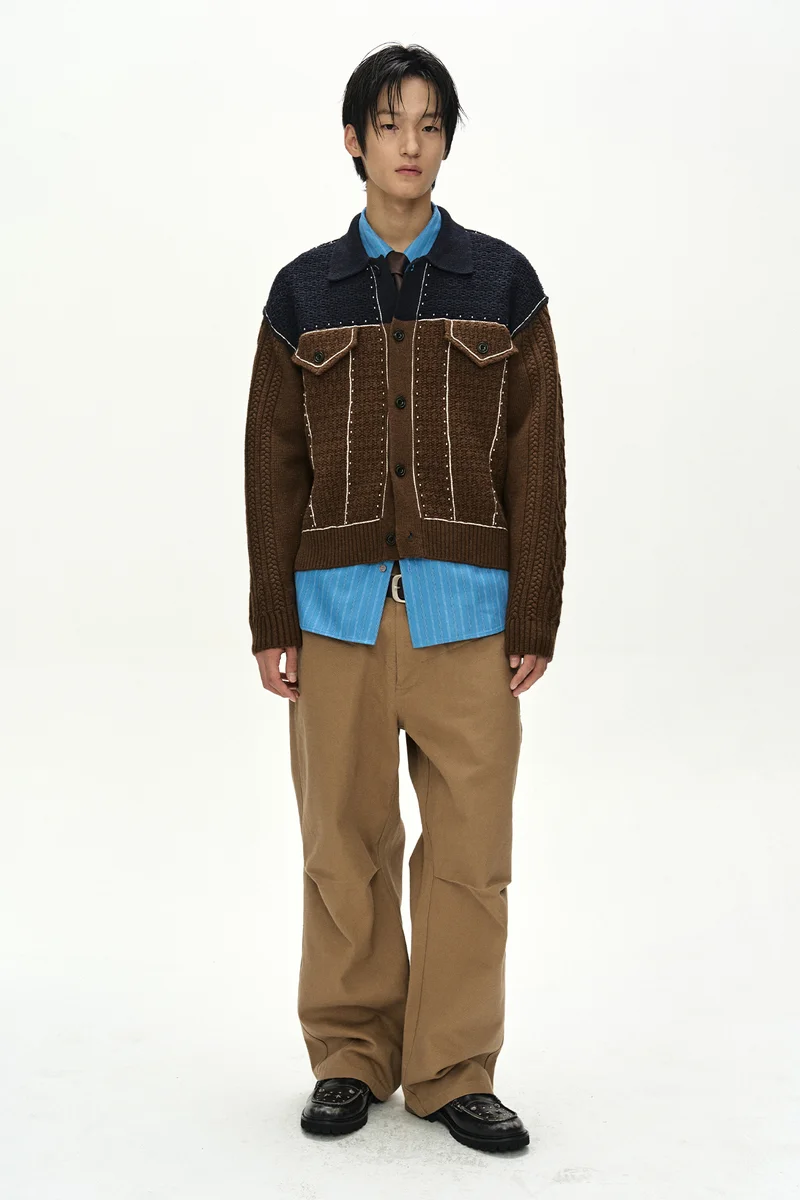 CAMELON TRUCKER CARDIGAN 2