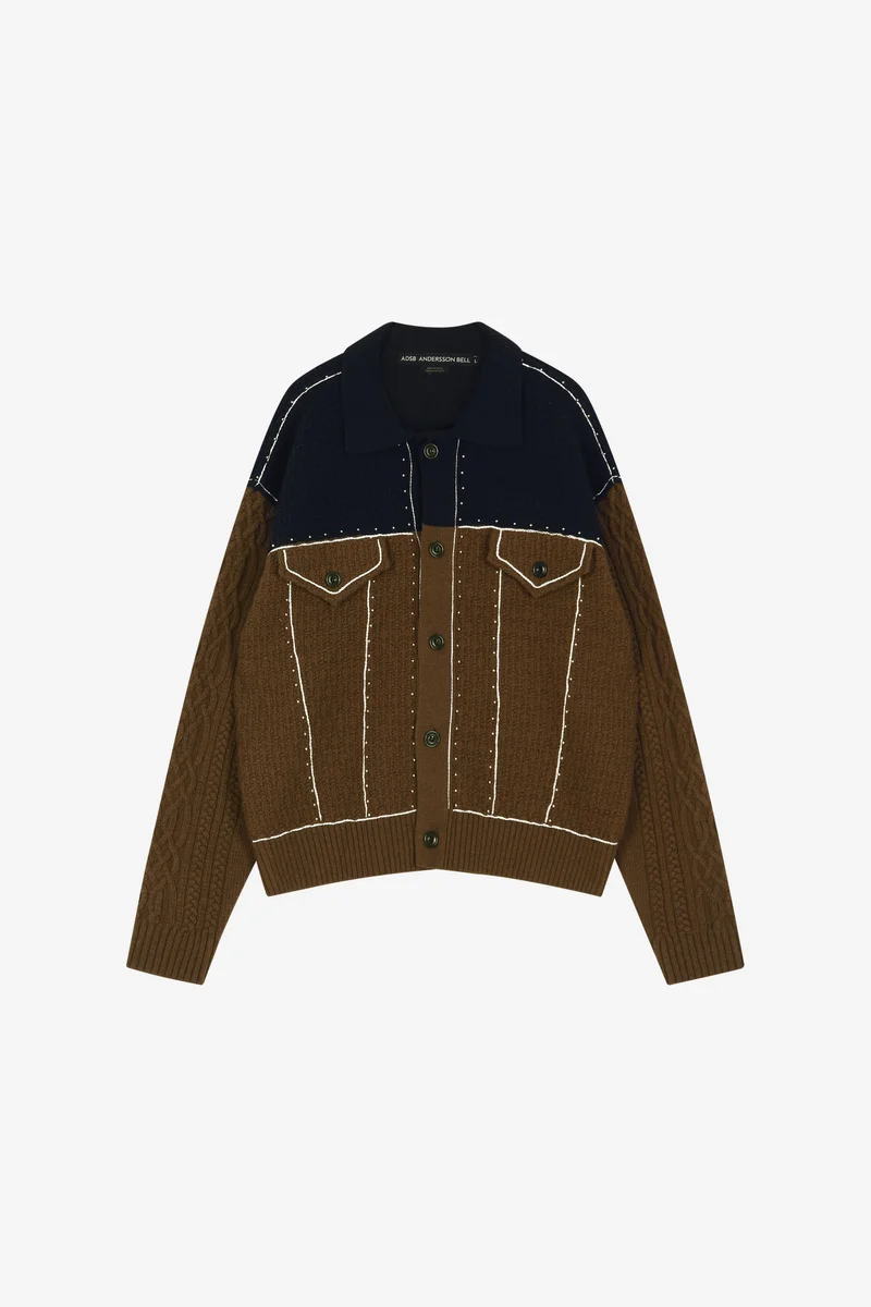 CAMELON TRUCKER CARDIGAN 8