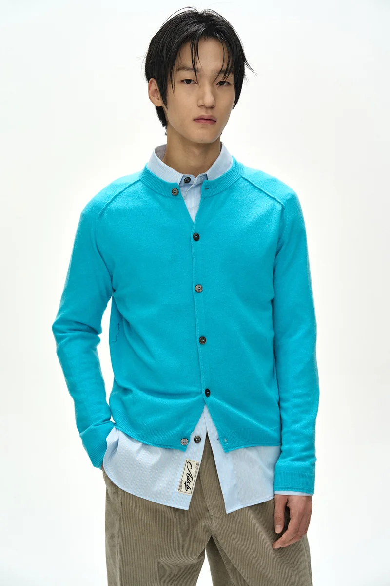 SHANE CASHMERE CREW-NECK CARDIGAN 3