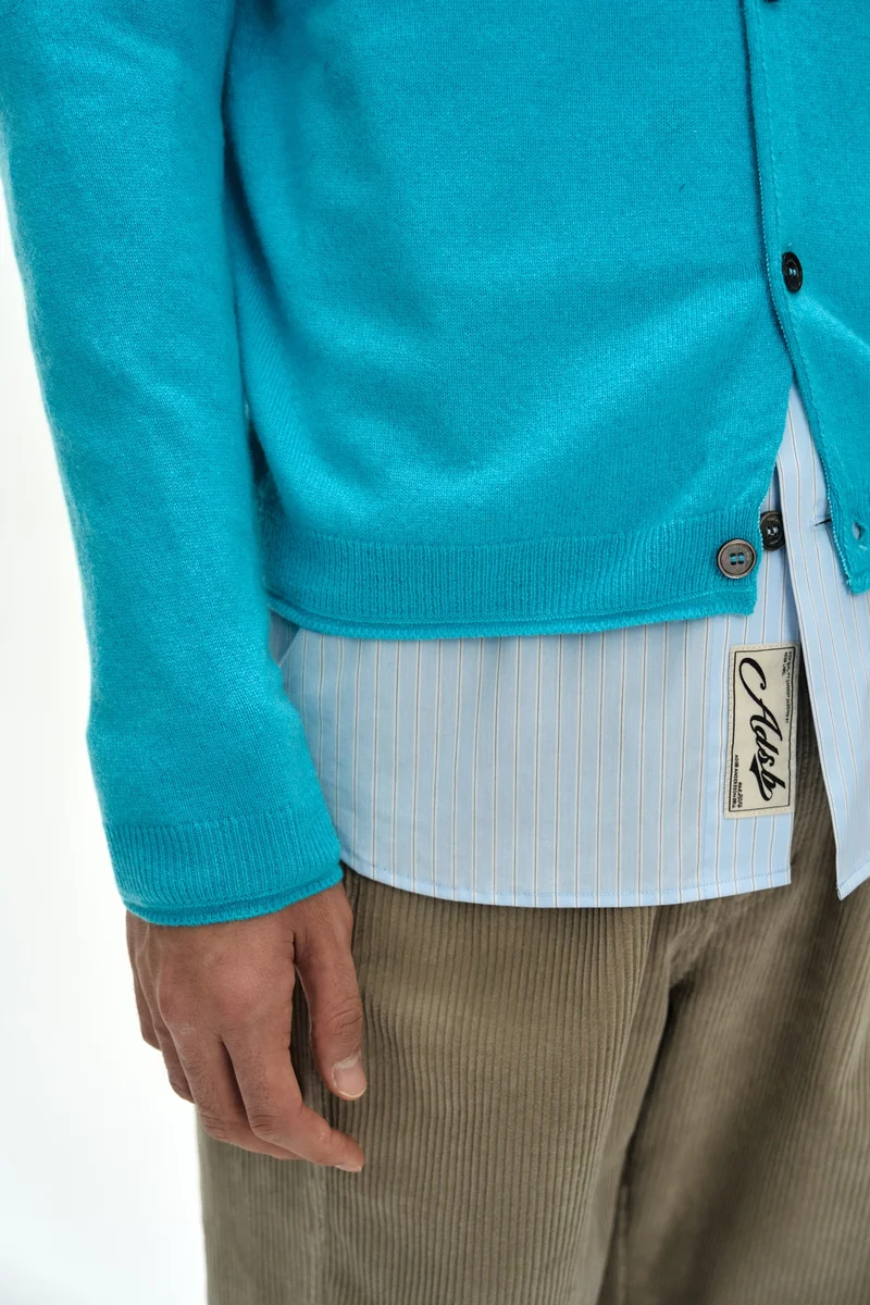 SHANE CASHMERE CREW-NECK CARDIGAN 5