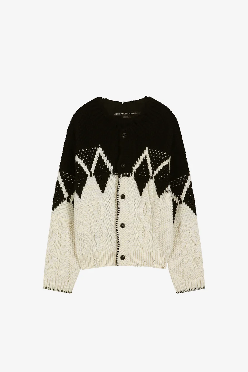 ARGYLE HEAVY WOOL CARDIGAN 11