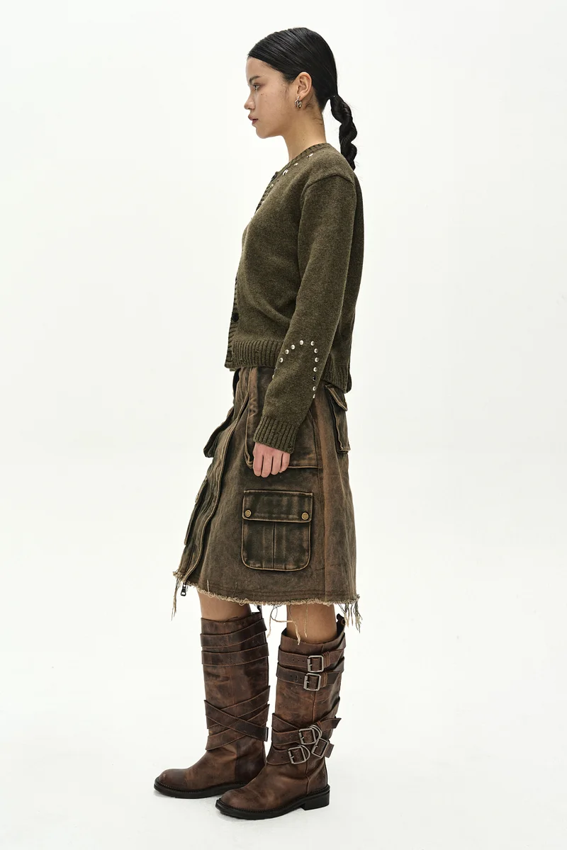 ROGHEN STUDDED CARDIGAN 5
