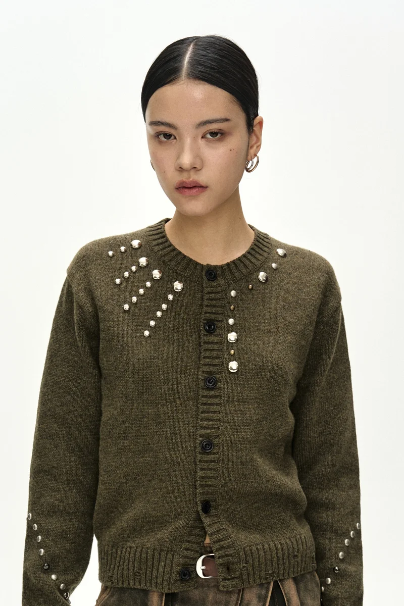 ROGHEN STUDDED CARDIGAN 7