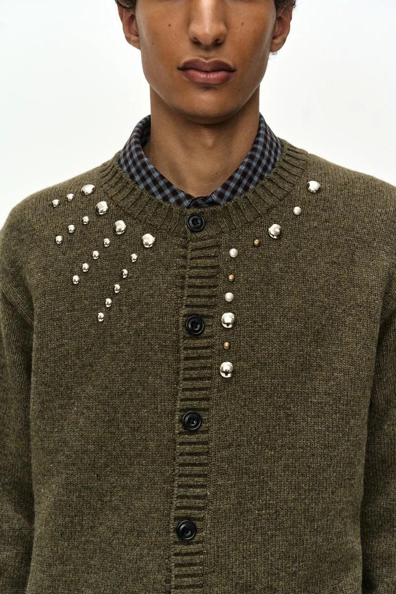 ROGHEN STUDDED CARDIGAN 9