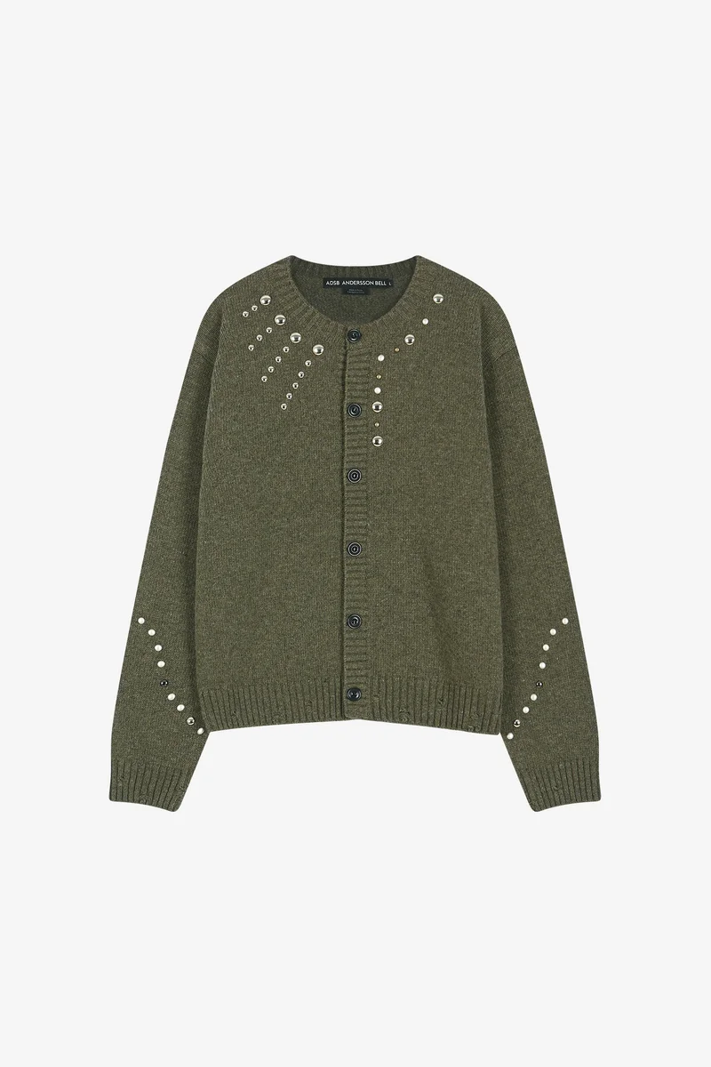 ROGHEN STUDDED CARDIGAN 13