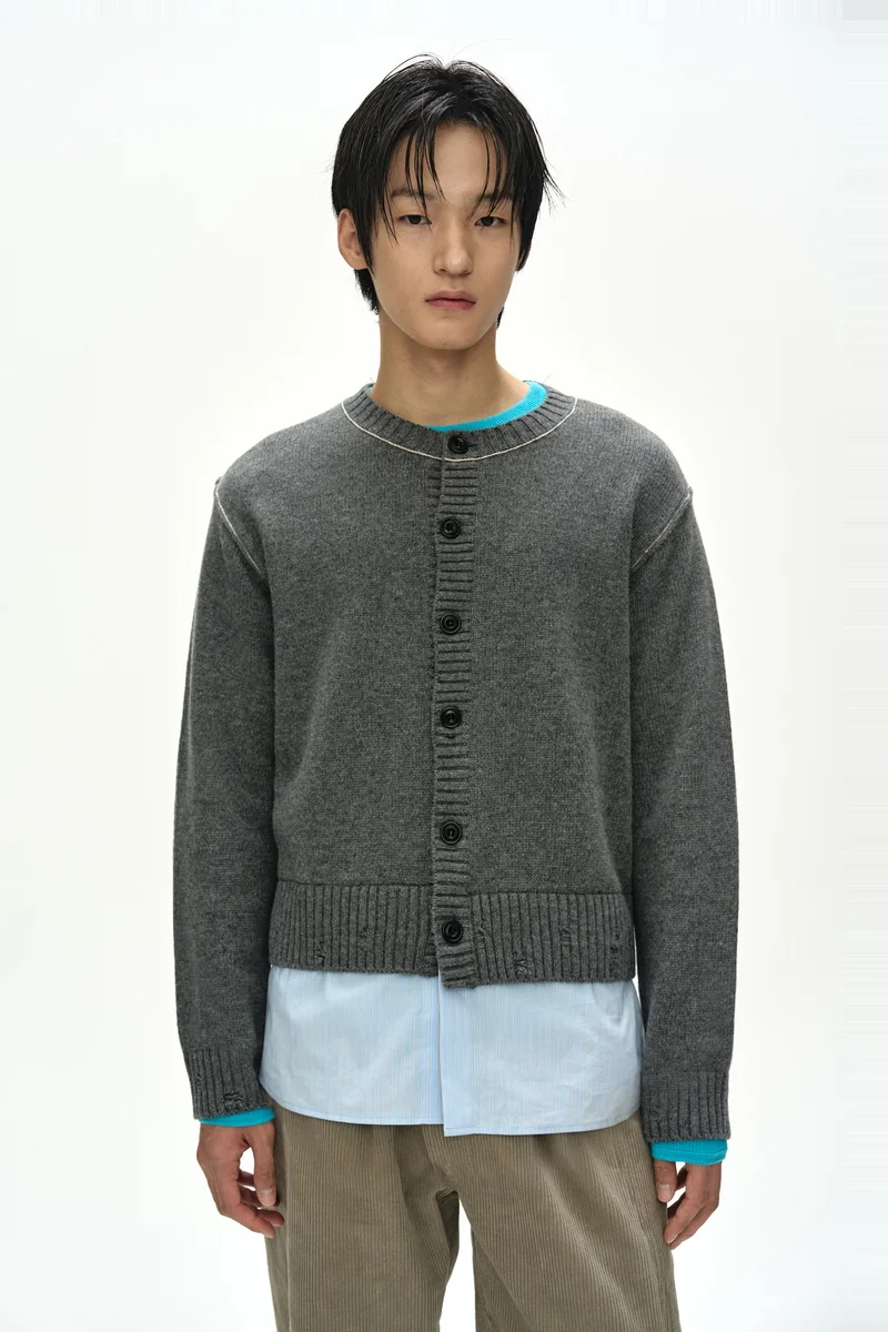 SHIRT LAYERED CARDIGAN 1