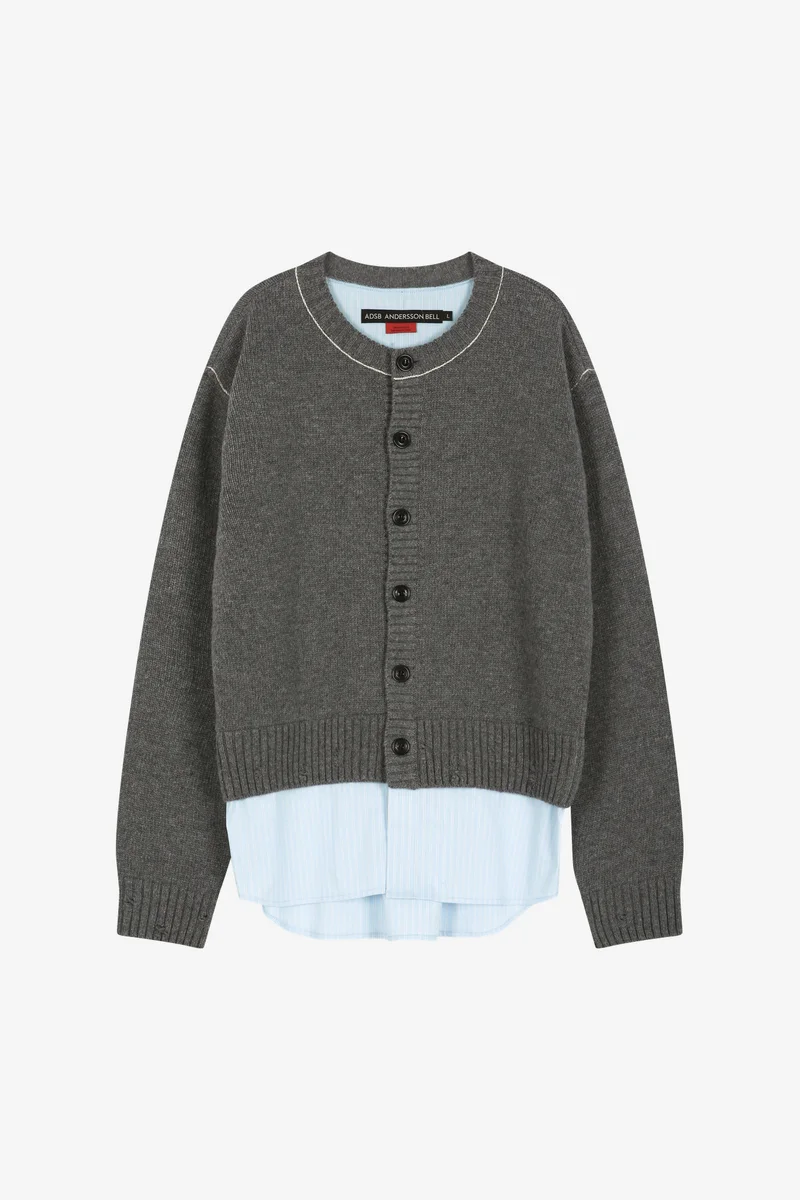 SHIRT LAYERED CARDIGAN 9