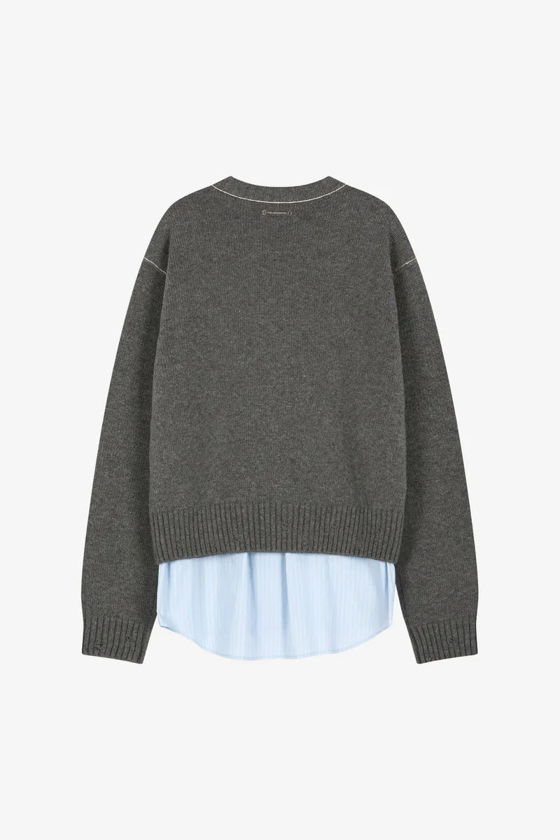 SHIRT LAYERED CARDIGAN 10