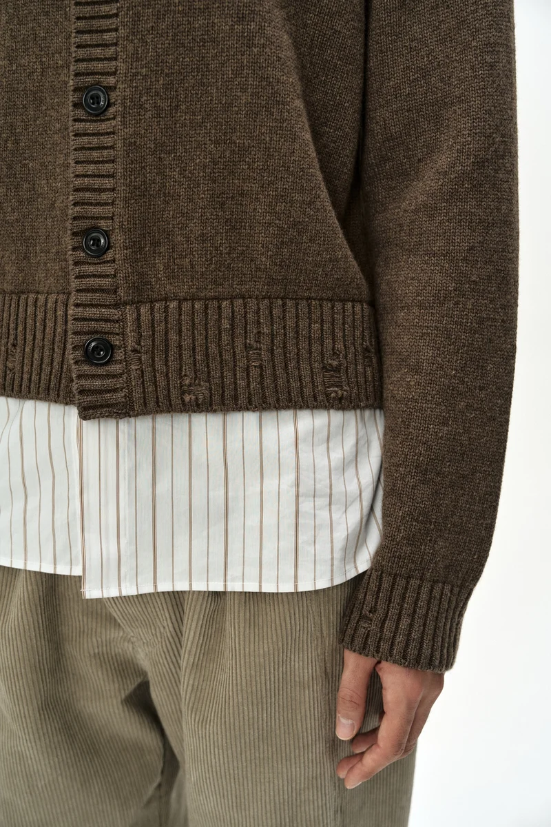 SHIRT LAYERED CARDIGAN 5