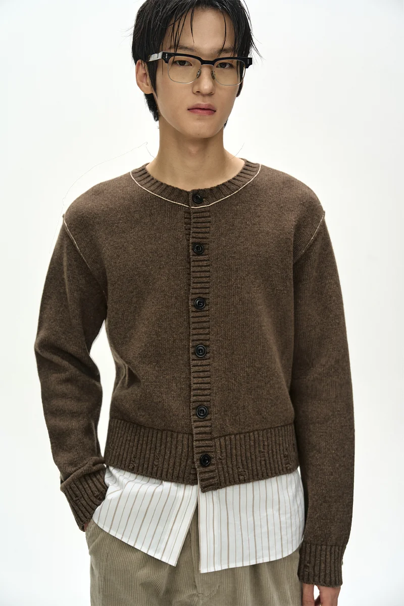 SHIRT LAYERED CARDIGAN 7