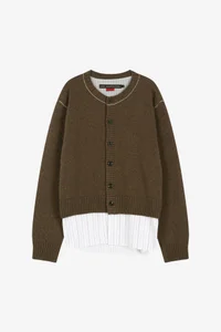 SHIRT LAYERED CARDIGAN thumb 8