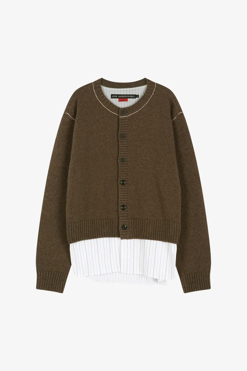 SHIRT LAYERED CARDIGAN 8