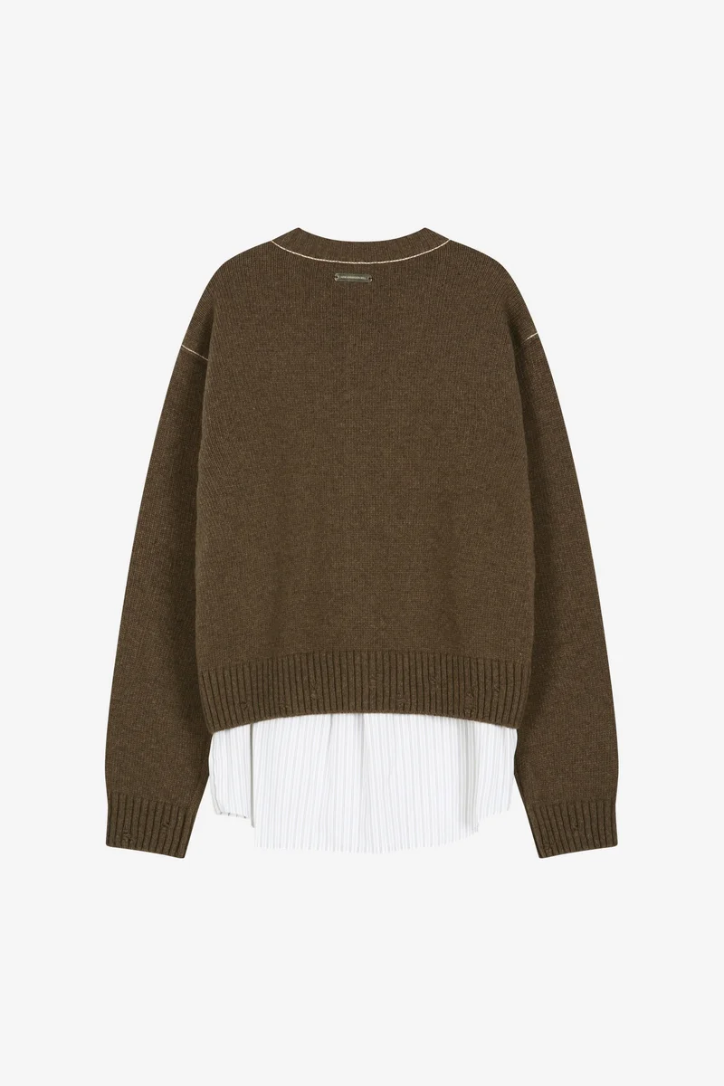 SHIRT LAYERED CARDIGAN 9