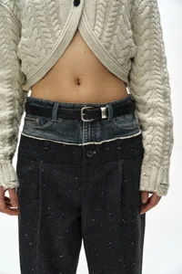 CABLE CROPPED CARDIGAN thumb 7